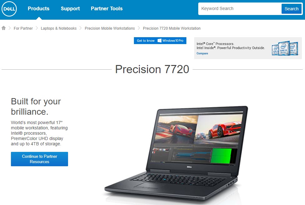 dell precision 7720 обзор